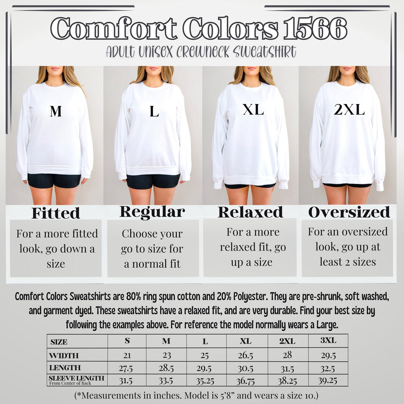 Floral Mama Pigment Dyed Crewneck Sweatshirt